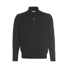 U.S. Polo ASSN. Troyer Pullover in Schwarz