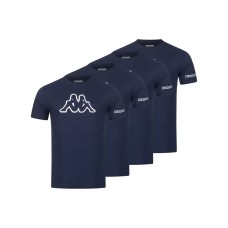 KAPPA 4er Pack Big Logo T-Shirt 4x Navy